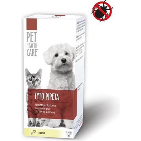 PET HEALTH CARE FYTO PIPETA 1×15 ml, repelent