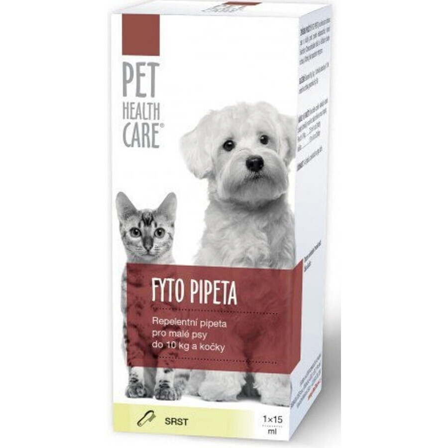 PET HEALTH CARE FYTO PIPETA 1×15 ml, repelent