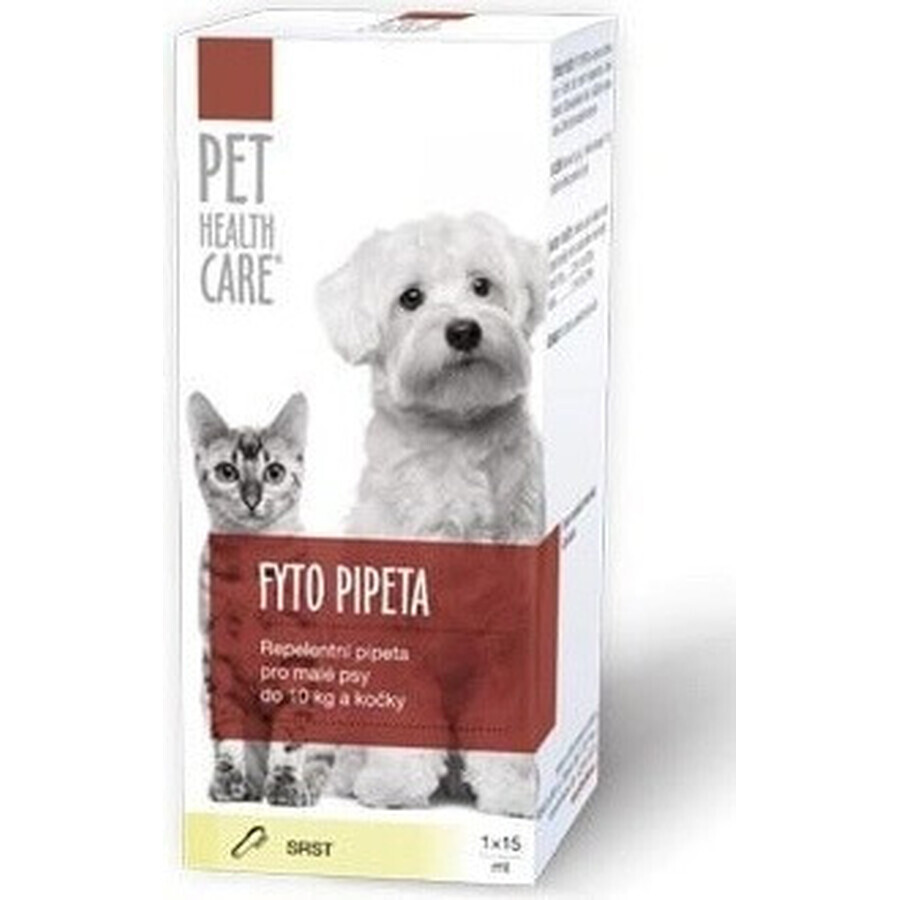 PET HEALTH CARE FYTO PIPETA 1×15 ml, repelent