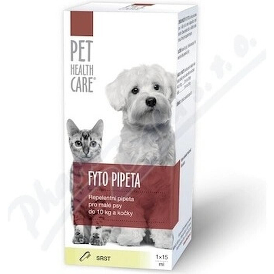 PET HEALTH CARE FYTO PIPETA 1×15 ml, repelent