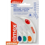 Periuță de dinți interdentară Elmex 2, 4, 5, 6mm mix 1×4 buc