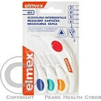 Periuță de dinți interdentară Elmex 2, 4, 5, 6mm mix 1×4 buc