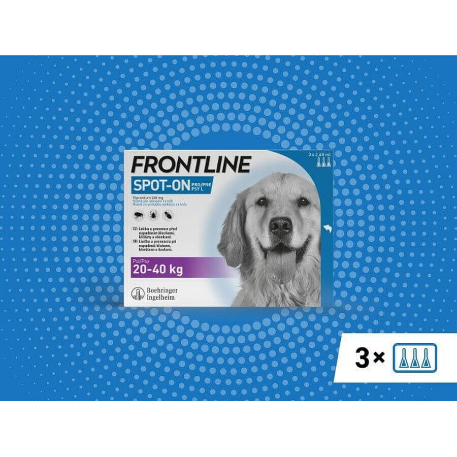 FRONTLINE spot-on für HUNDE L 3 x 2,68 ml 3x2,68 ml