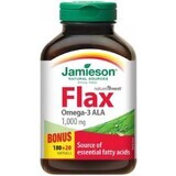 JAMIESON FLAX OMEGA-3 1000 mg FLAX OIL 1×200 cps, supliment alimentar