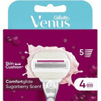 VENUS COMFORTGLIDE SUGARBERRY SCHEERKOPPEN 4 stuks 1×4 stuks, vervangende scheerhoofden