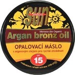 VIVACO SUN ARGAN BRONZ SPF15 Unt de protecție solară cu ulei de argan 1×200 ml, rezistent la apă