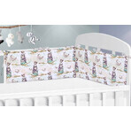 Crib blanket 111/086 owl on one branch 60x28cm 1×1 pc, crib blanket