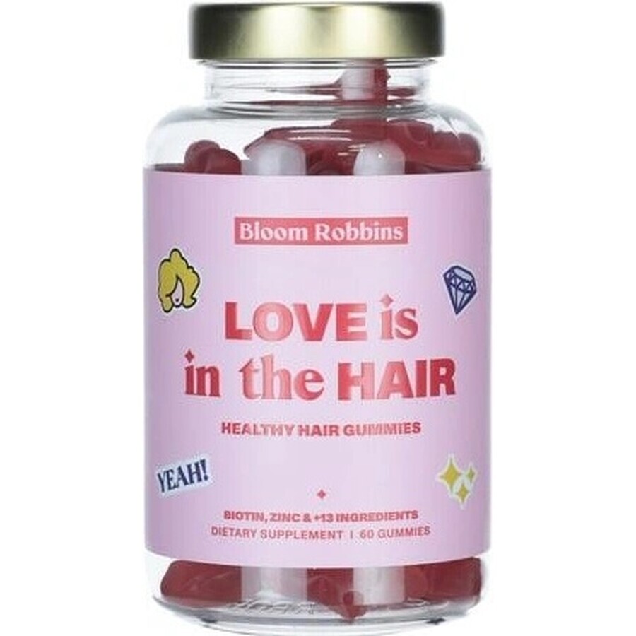 LOVE is in the HAIR - Capsules voor gezond haar 1×60 stuks, voedingssupplement