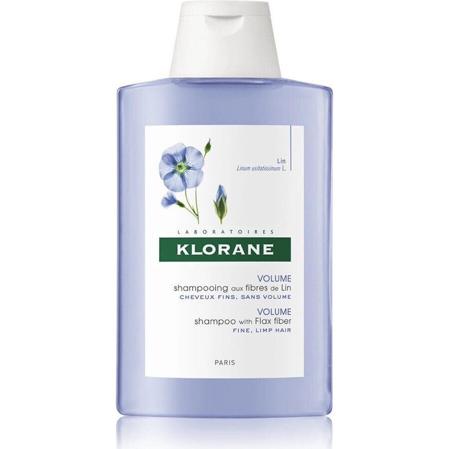 KLORANE ȘAMPON cu in organic 1×200ml, șampon pentru păr fin fără volum