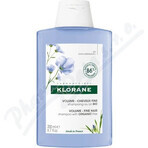 KLORANE ȘAMPON cu in organic 1×200ml, șampon pentru păr fin fără volum