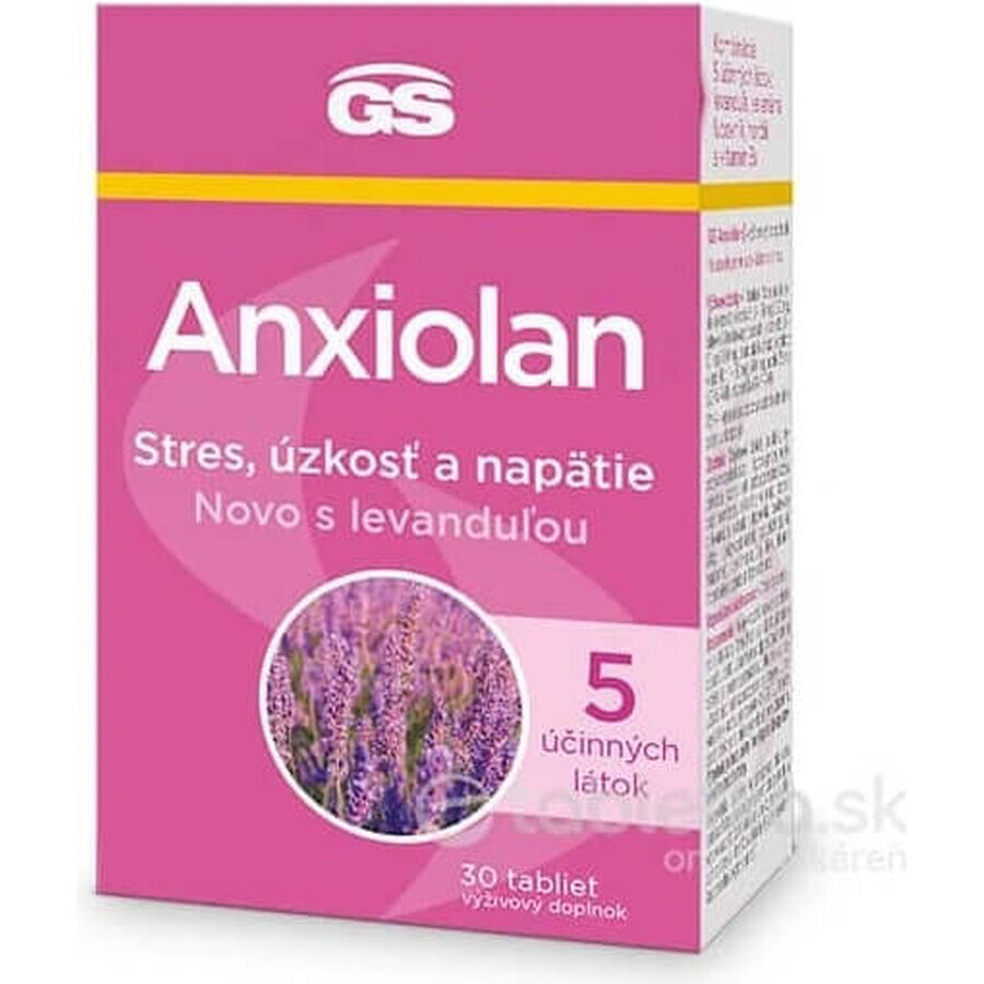 GS Anxiolan with lavender 30 tablets 1×30 tbl, food supplement