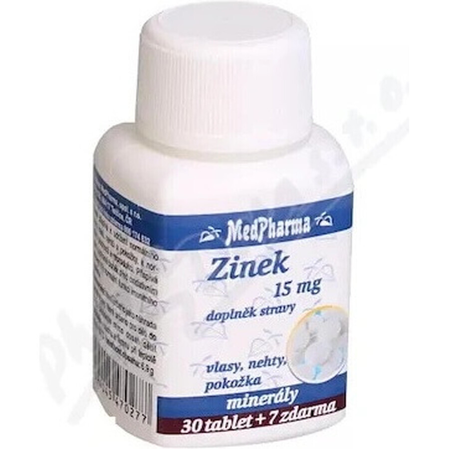 MedPharma ZINOC 15 mg 1×37 tbl, Zink