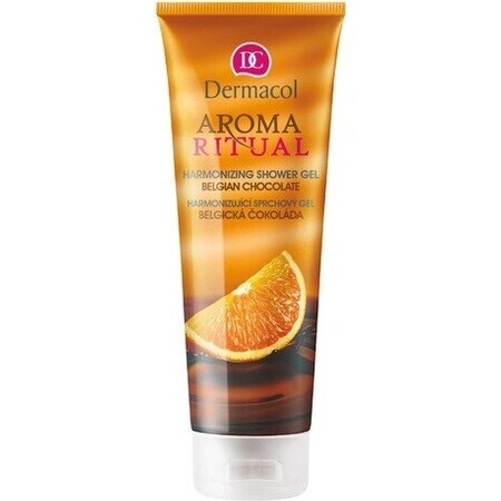 DERMACOL AROMA RITUAL Gel de duș ciocolată belgiană 1×250 ml, gel de duș