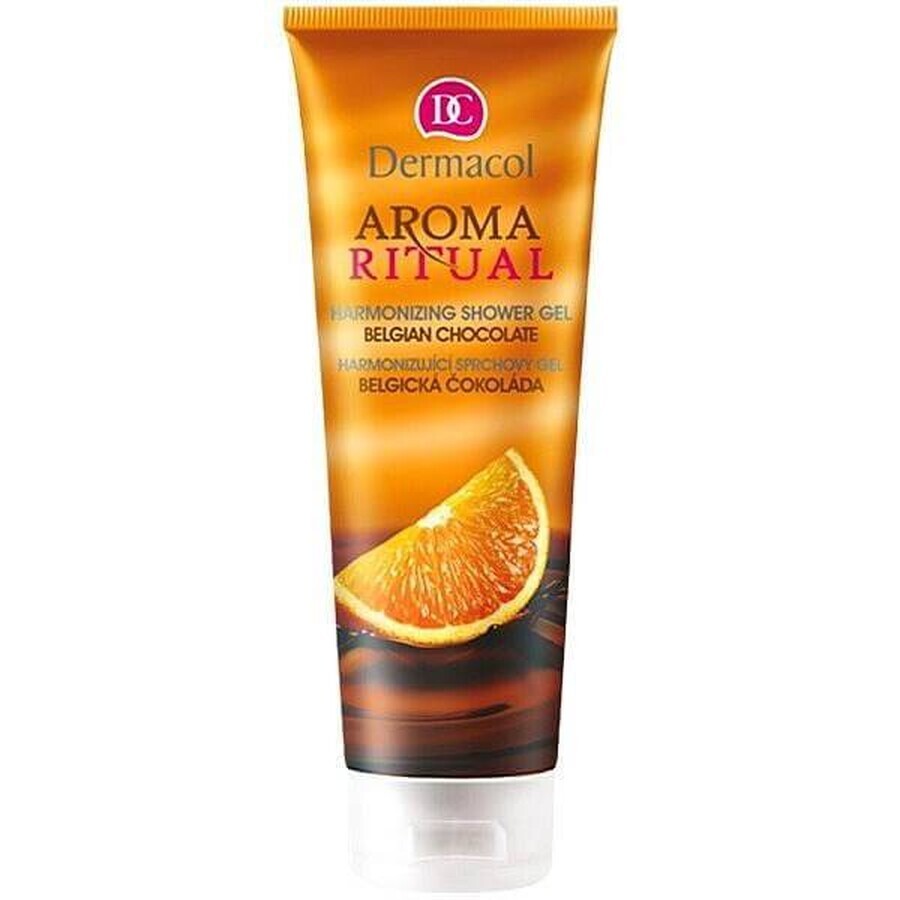 DERMACOL AROMA RITUAL Gel de duș ciocolată belgiană 1×250 ml, gel de duș