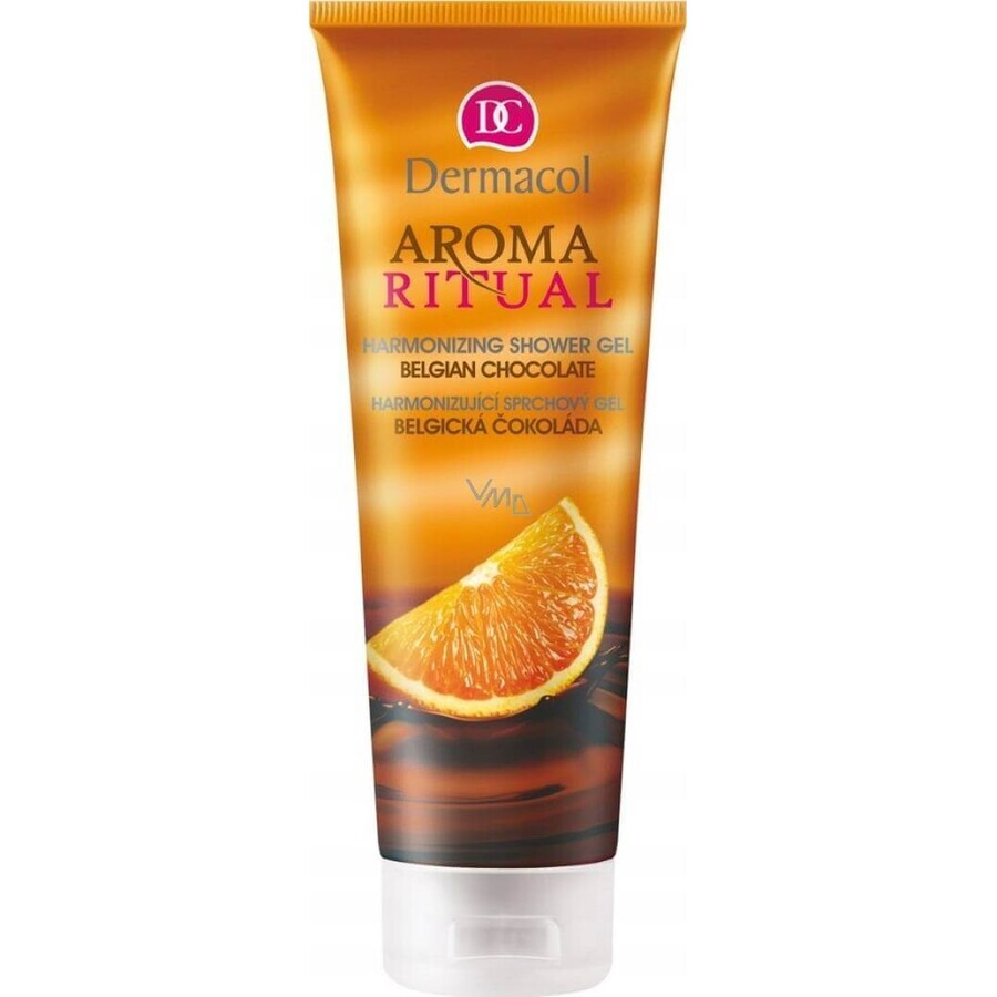 DERMACOL AROMA RITUAL Gel de duș ciocolată belgiană 1×250 ml, gel de duș