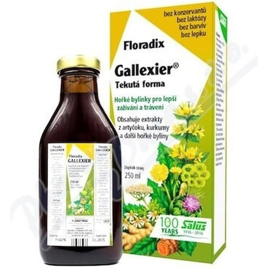 SALUS Floradix Gallexier 1×250 ml, liquid form