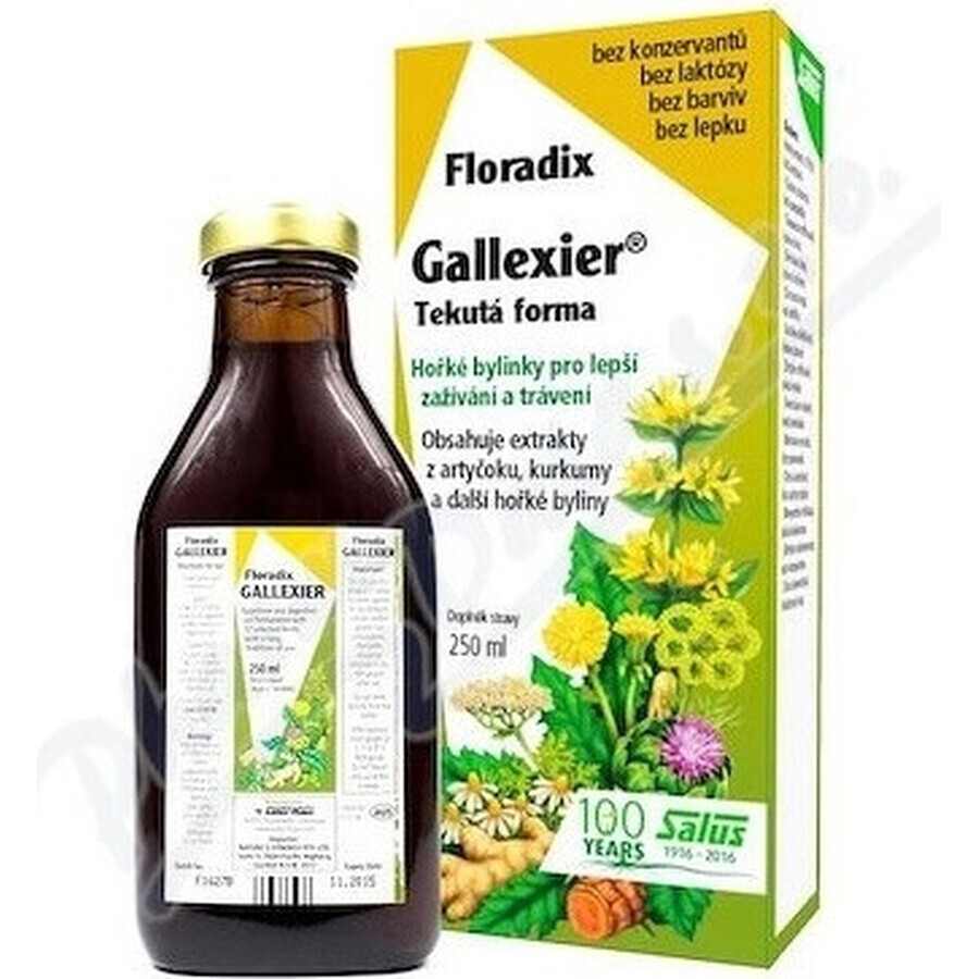 SALUS Floradix Gallexier 1×250 ml, liquid form