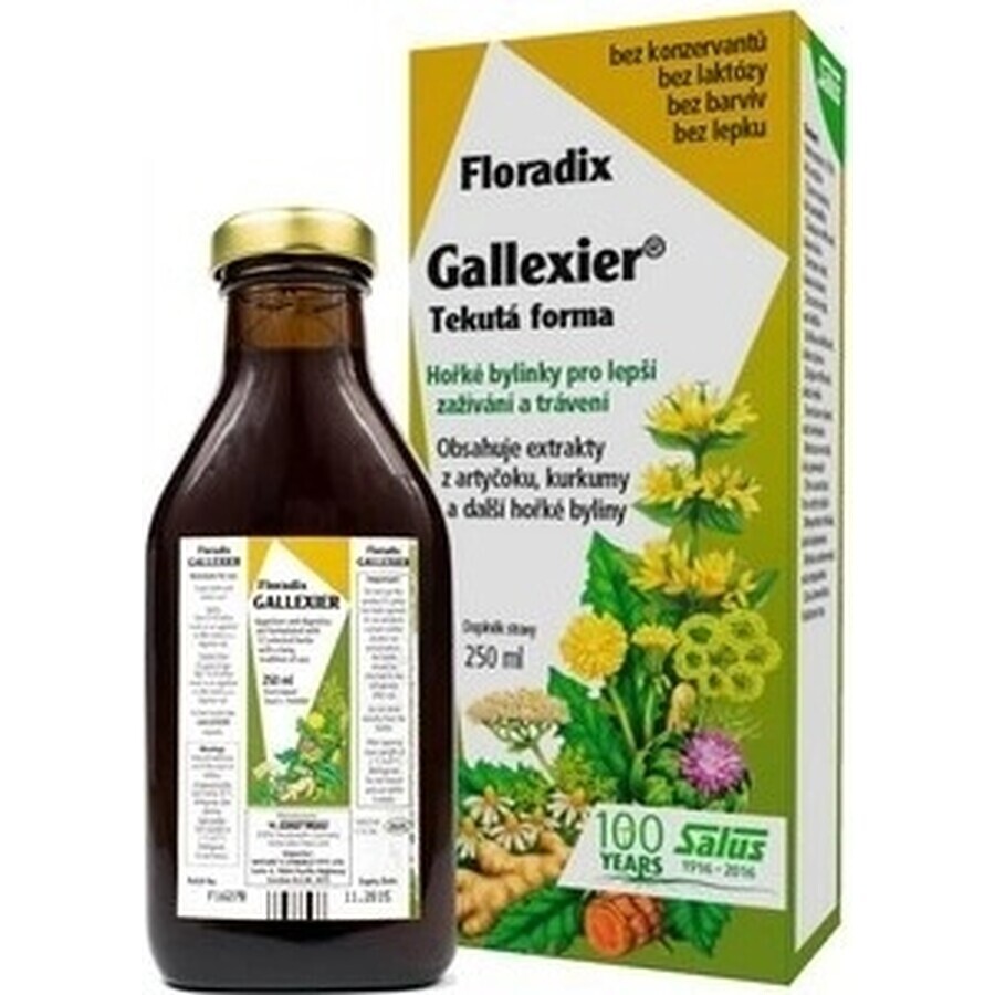 SALUS Floradix Gallexier 1×250 ml, liquid form