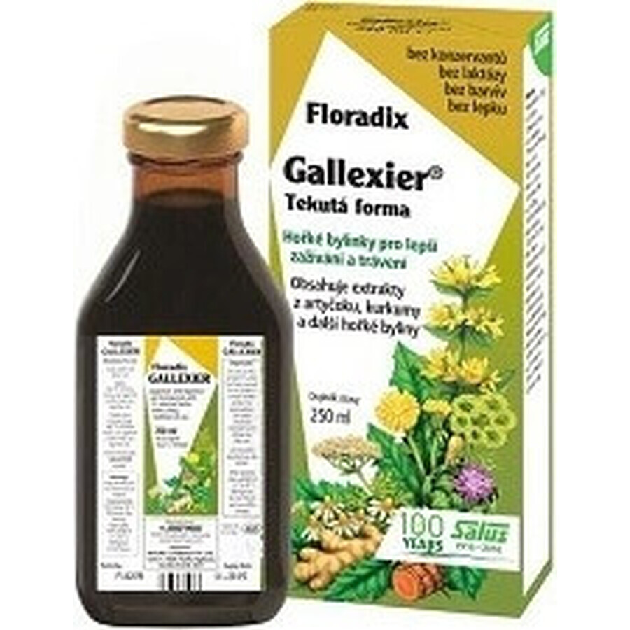 SALUS Floradix Gallexier 1×250 ml, liquid form