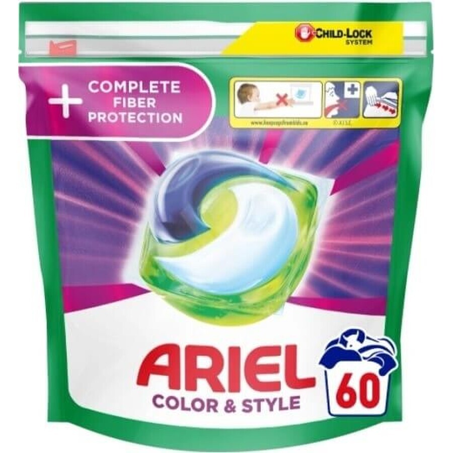 Ariel Gel Comprimidos 60uds Protección Fibra Completa 1×60 comprimidos