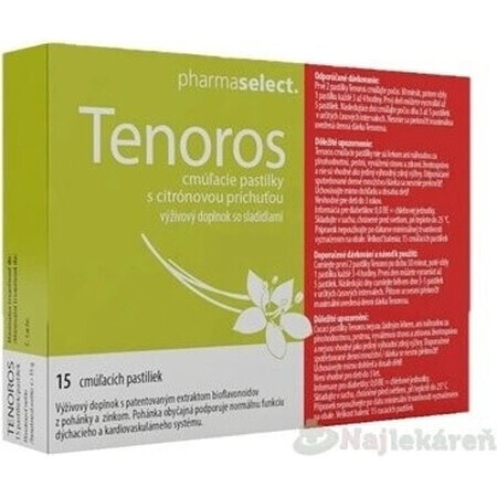 TENOROS 1×15 buc, pastiluțe pentru supt