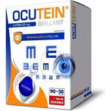 OCUTEIN BRILLANT Lutein 25 mg - DA VINCI 1×1 Set, Nahrungsergänzungsmittel 120 cps + Geschenk