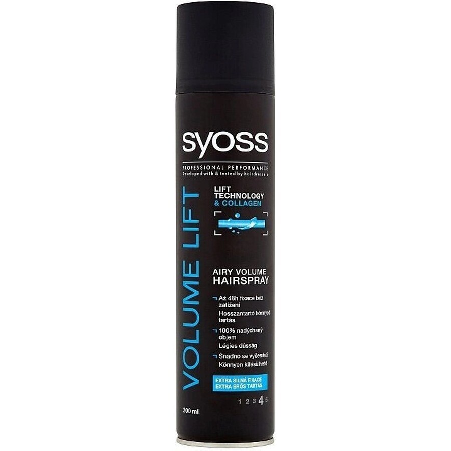 Spray de păr Syoss Volume Lift 1×300 ml, fixativ