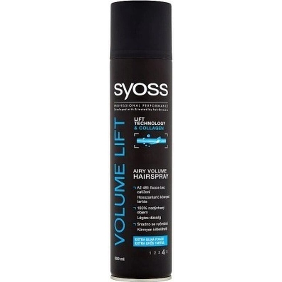 Spray de păr Syoss Volume Lift 1×300 ml, fixativ