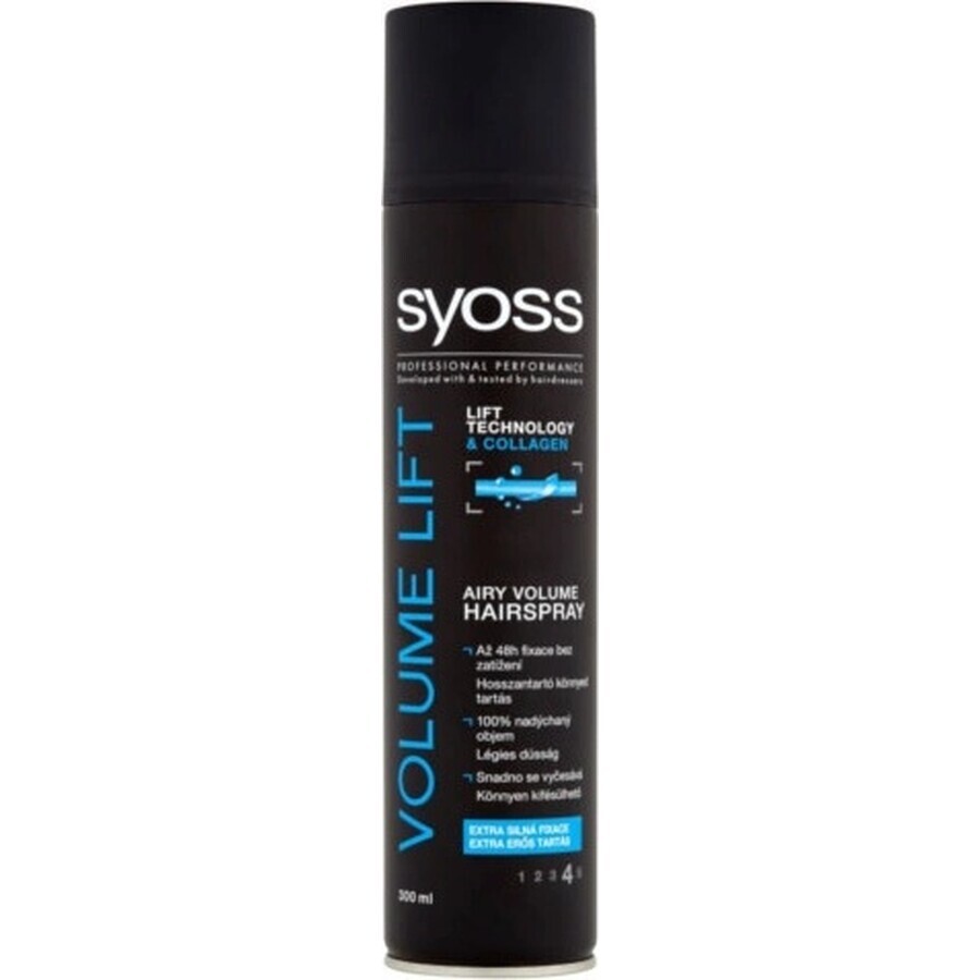 Spray de păr Syoss Volume Lift 1×300 ml, fixativ