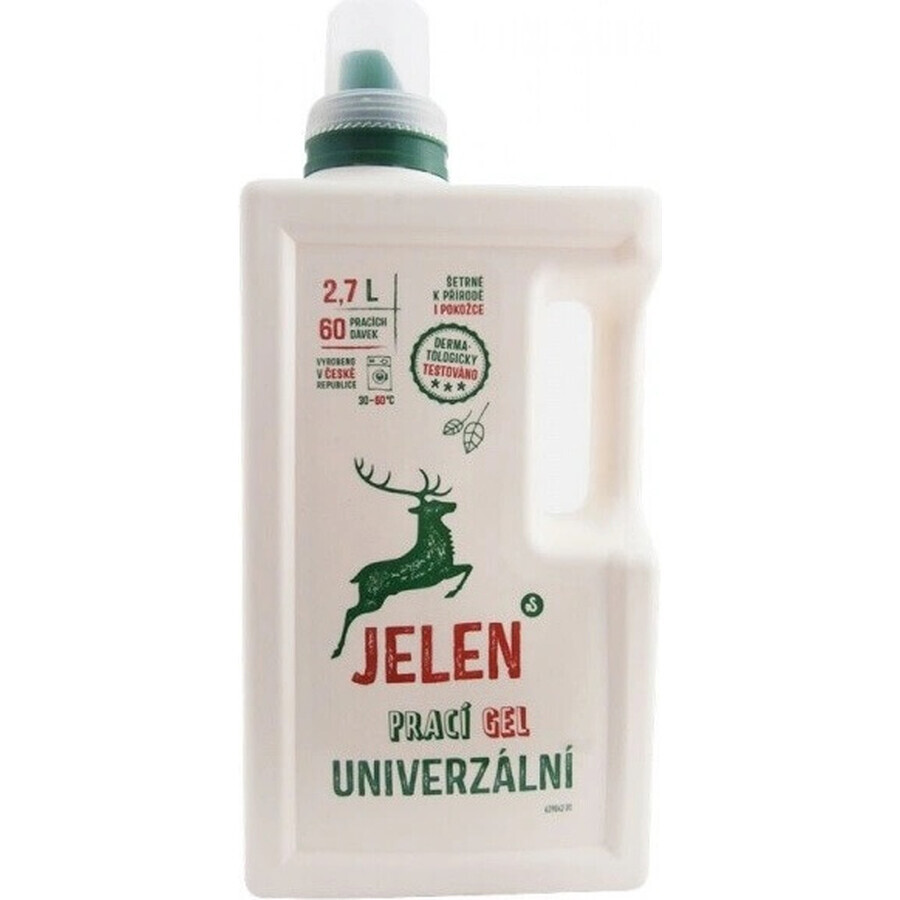 Gel Detergente Ciervo 2,7L Universal 60P 1×2,7L, Gel Detergente Universal