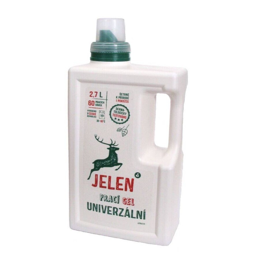 Gel Detergente Ciervo 2,7L Universal 60P 1×2,7L, Gel Detergente Universal