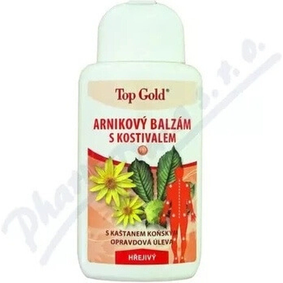 TOP GOLD Balsam de arnică cu măduvă osoasă 1×200 ml, balsam