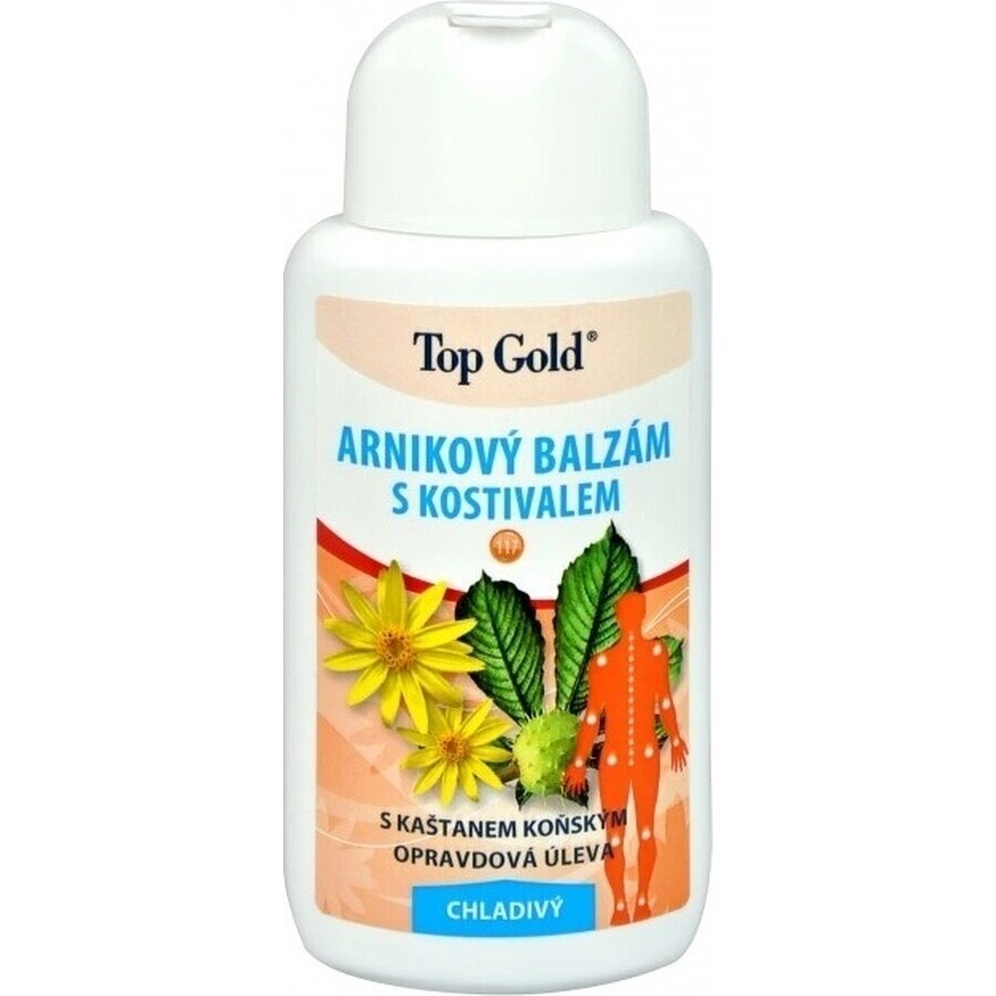 TOP GOLD Balsam de arnică cu măduvă osoasă 1×200 ml, balsam