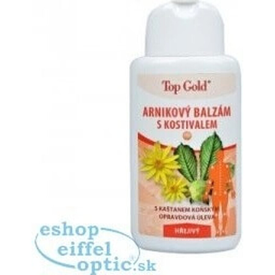 TOP GOLD Balsam de arnică cu măduvă osoasă 1×200 ml, balsam