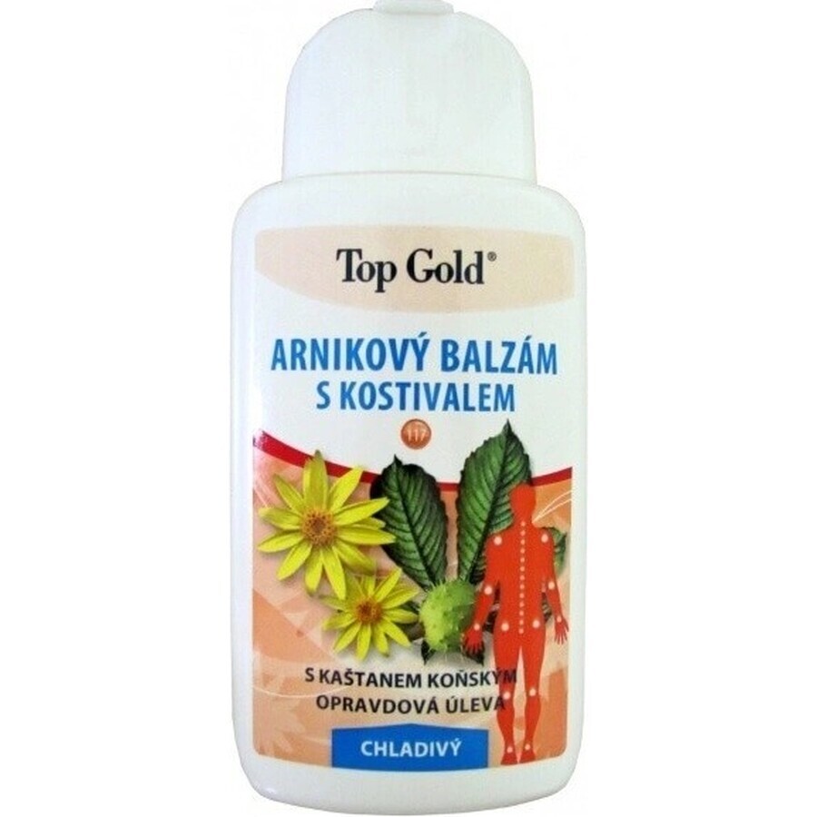 TOP GOLD Balsam de arnică cu măduvă osoasă 1×200 ml, balsam