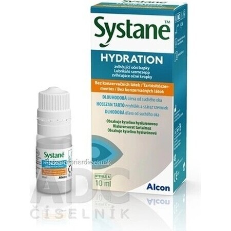 SYSTANE HYDRATION sin conservantes 1×10 ml, colirio hidratante