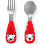 Zoo Stainless steel spoon and fork Butterfly 12m+ 1×1 pc, utensils for kids