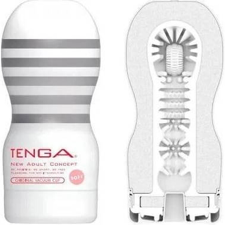 TENGA Original Vacuum Cup Gentle Masturbator 1×1 pc, aide intime