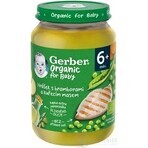 Gerber Merienda ecológica de carne y verduras 1×190 g, merienda