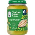 Gerber Merienda ecológica de carne y verduras 1×190 g, merienda