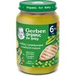 Gerber Merienda ecológica de carne y verduras 1×190 g, merienda