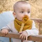 BIBS Bandana din bumbac organic, muștar 1&#215;1 buc, bib muselină