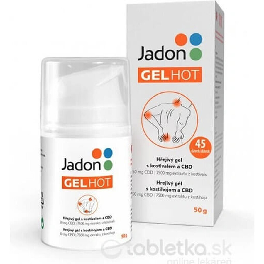 Jadon HOT GEL wärmendes Gel mit CBD 1x50 g