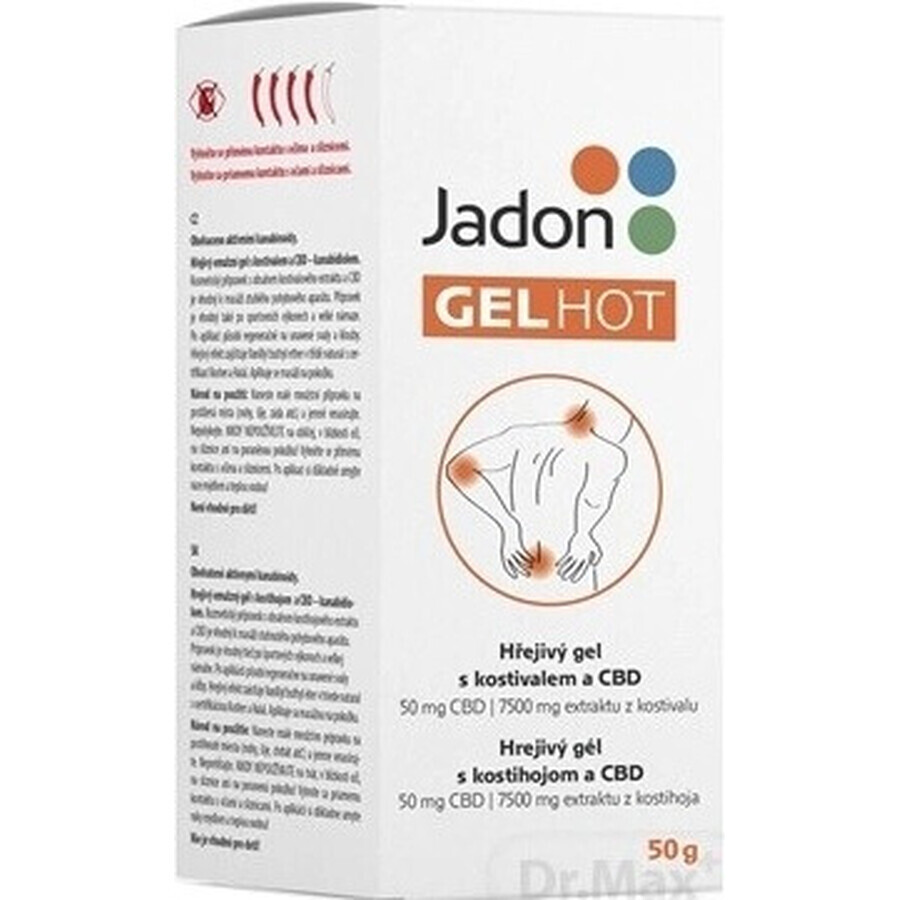 Jadon HOT GEL wärmendes Gel mit CBD 1x50 g