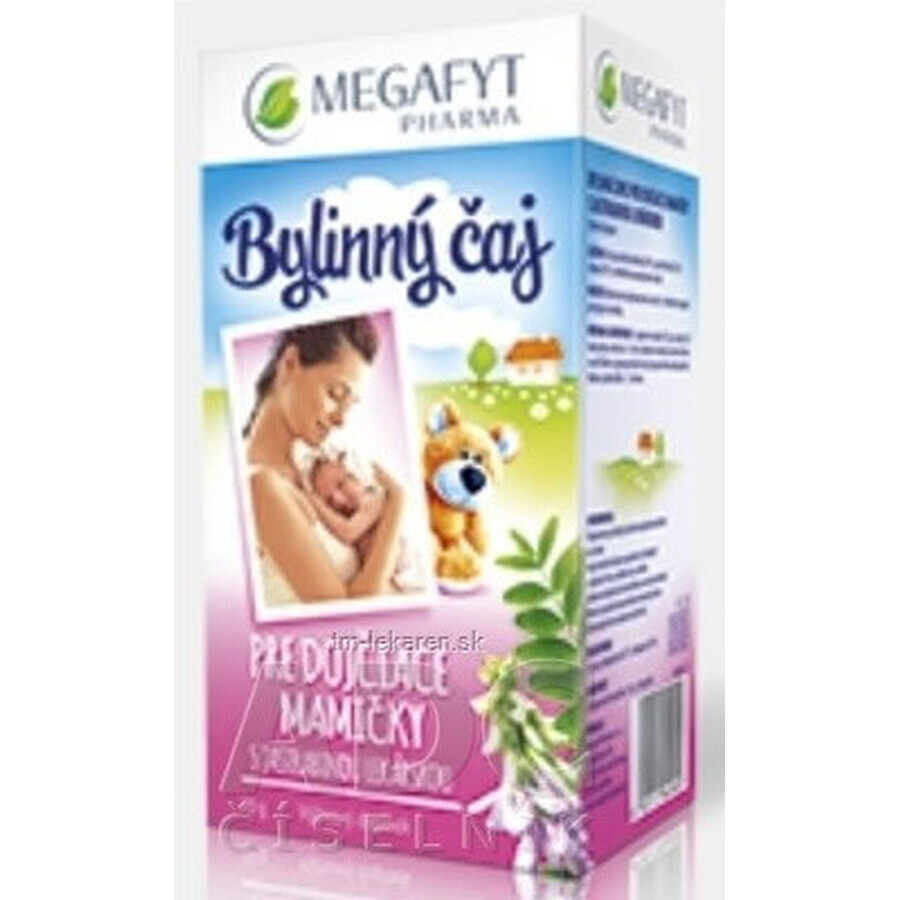 MEGAFYT Ceai din plante pentru alăptare. 1×30 g (20×1,5 g), ceai cu păducel