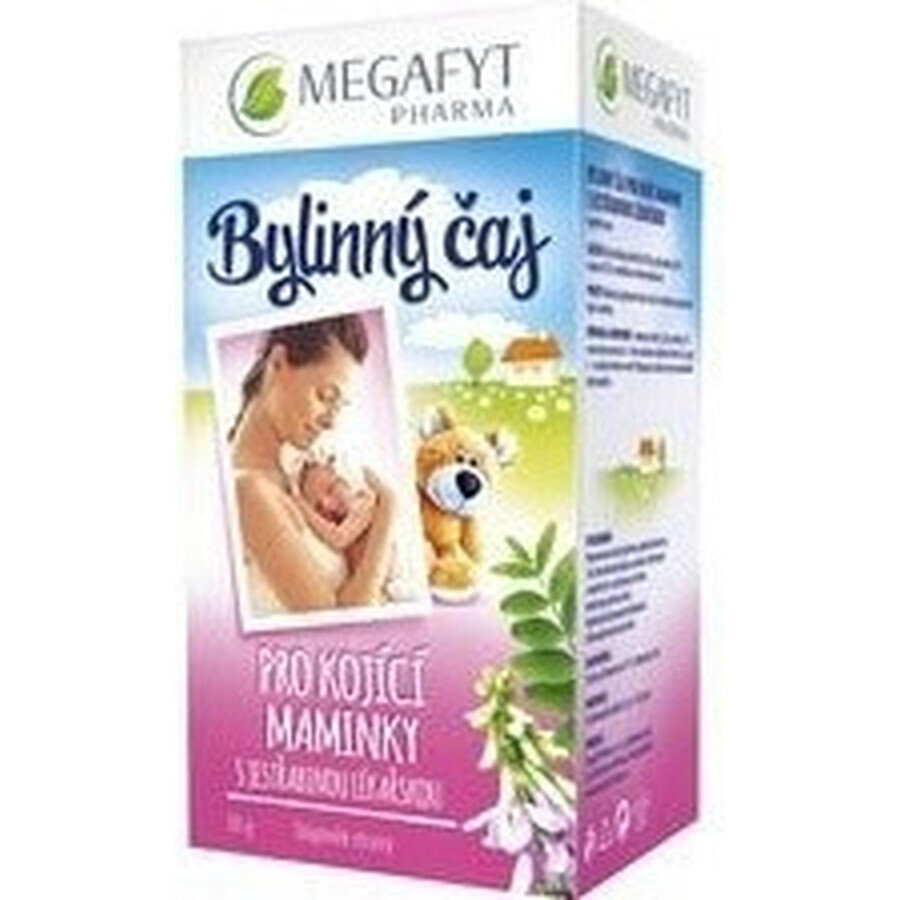 MEGAFYT Ceai din plante pentru alăptare. 1×30 g (20×1,5 g), ceai cu păducel