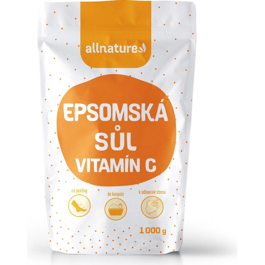 Allnature Sale di Epsom Vitamina C 1000g 1×1000g