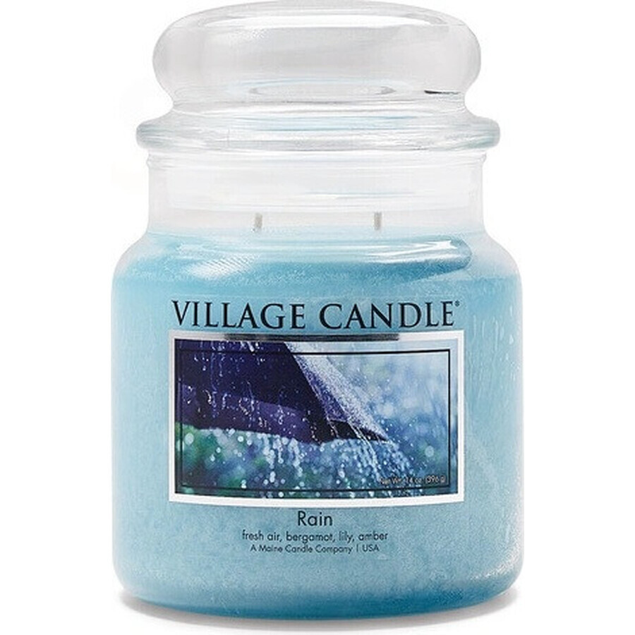 Village Candle Lumânare parfumată în sticlă - Rain, mediu 1×1 buc