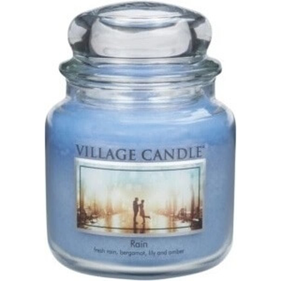 Village Candle Lumânare parfumată în sticlă - Rain, mediu 1×1 buc