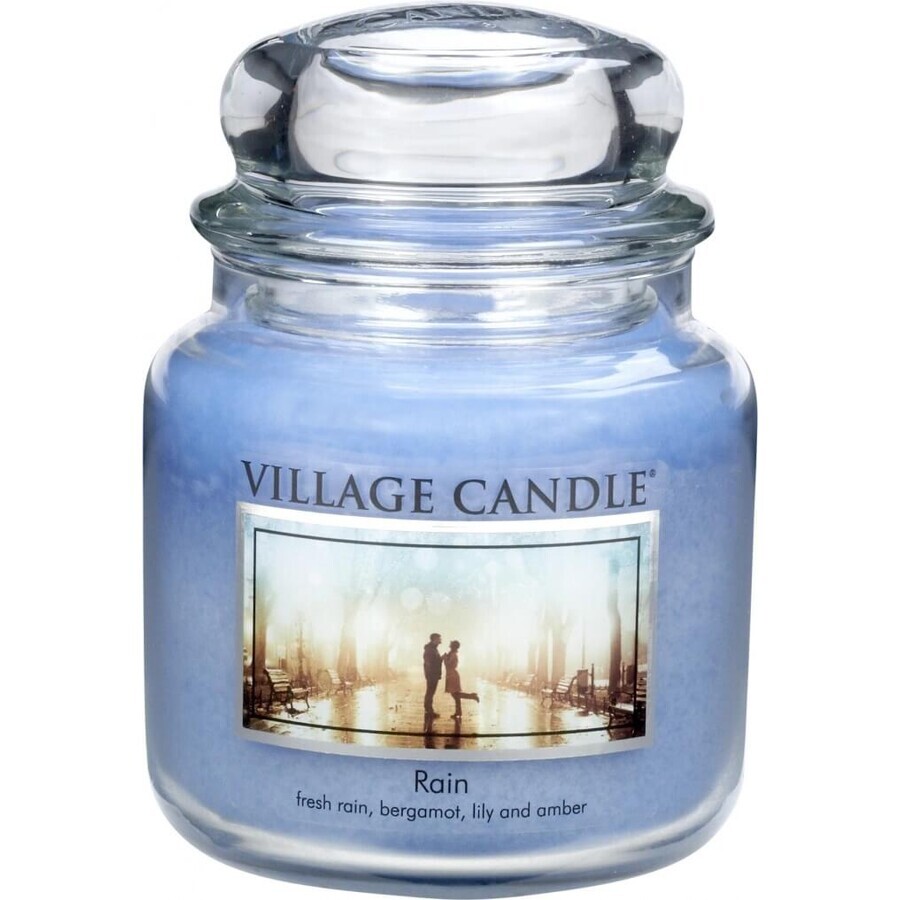 Village Candle Lumânare parfumată în sticlă - Rain, mediu 1×1 buc